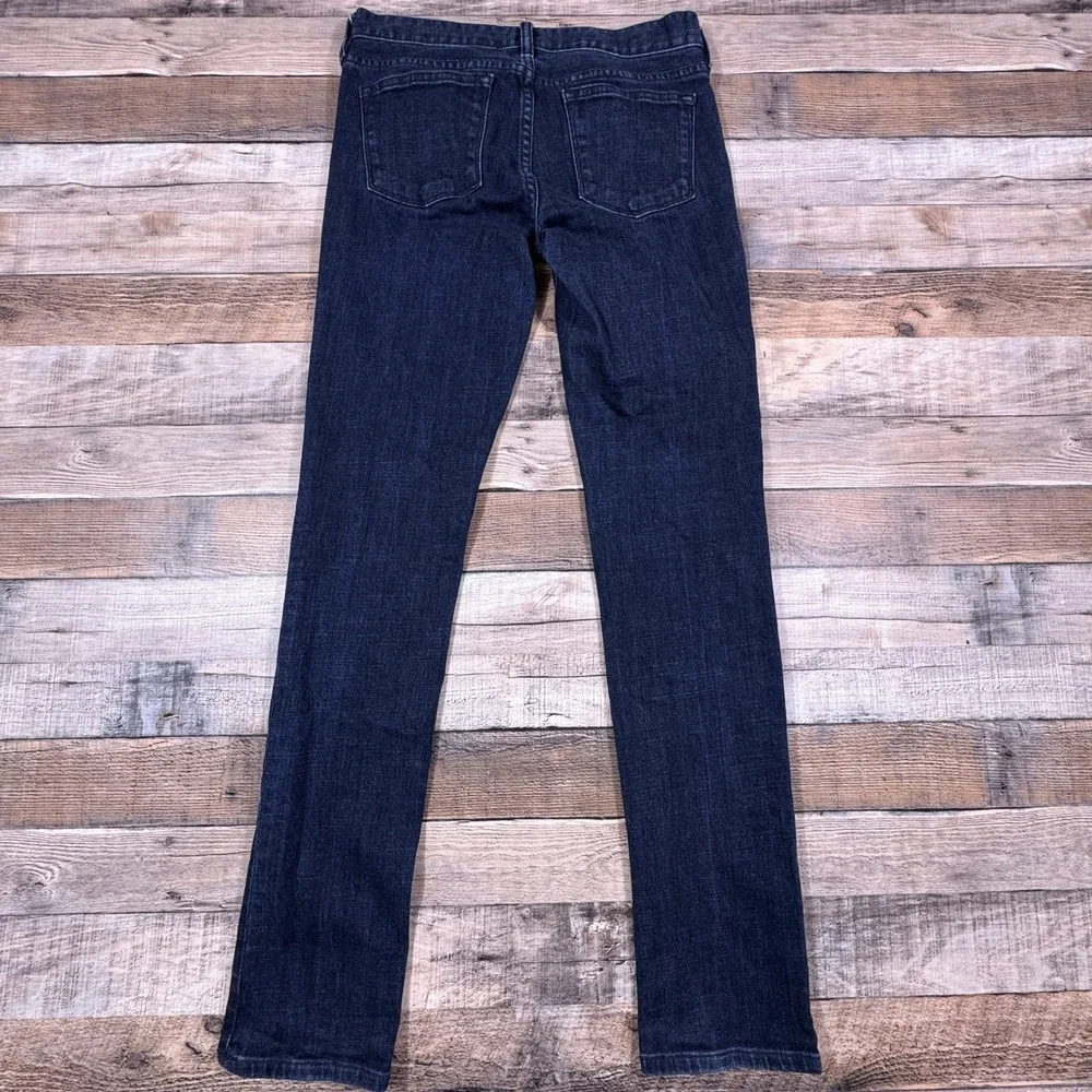J.Crew Toothpick Skinny Jeans Womens 26 Dark Indigo Blue‎ Stretch Denim